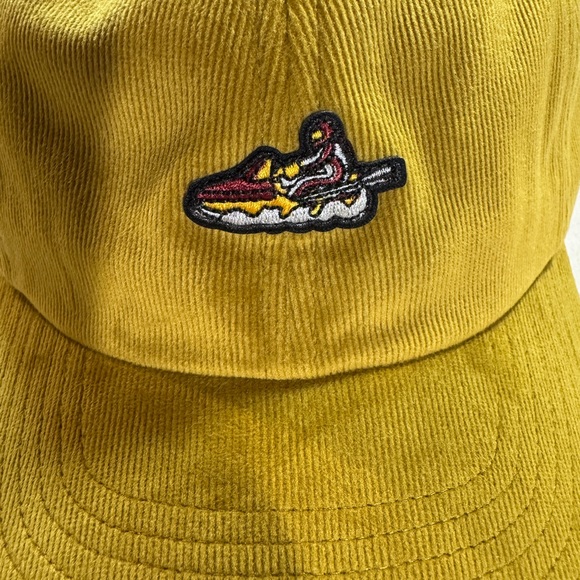 Armada Skis Snowboard Hat Cap Strapback Yellow Corduroy Embroidered Snowmobile - Picture 2 of 7